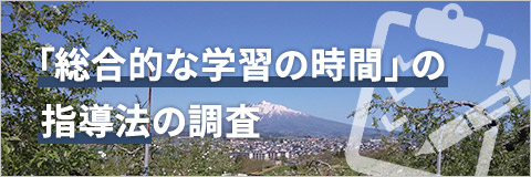 「総合的な学習の時間の指導法」の調査