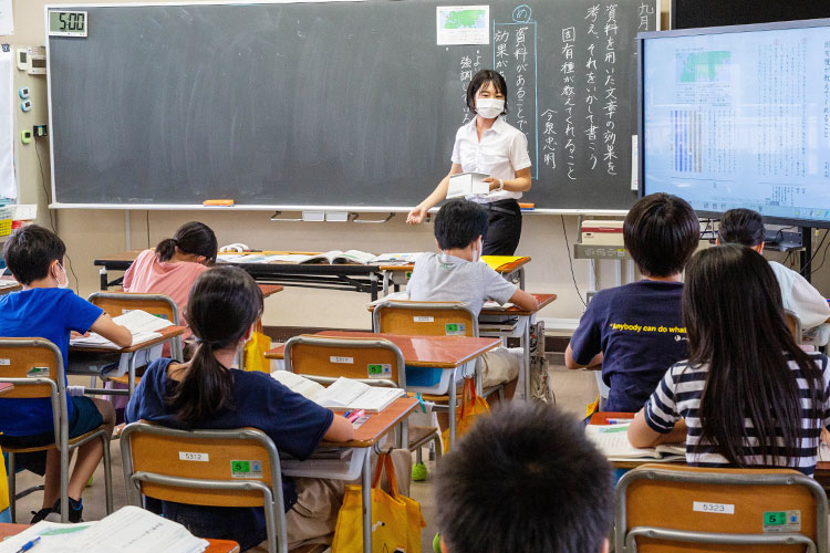 国語の授業 わかりやすさを心がけています